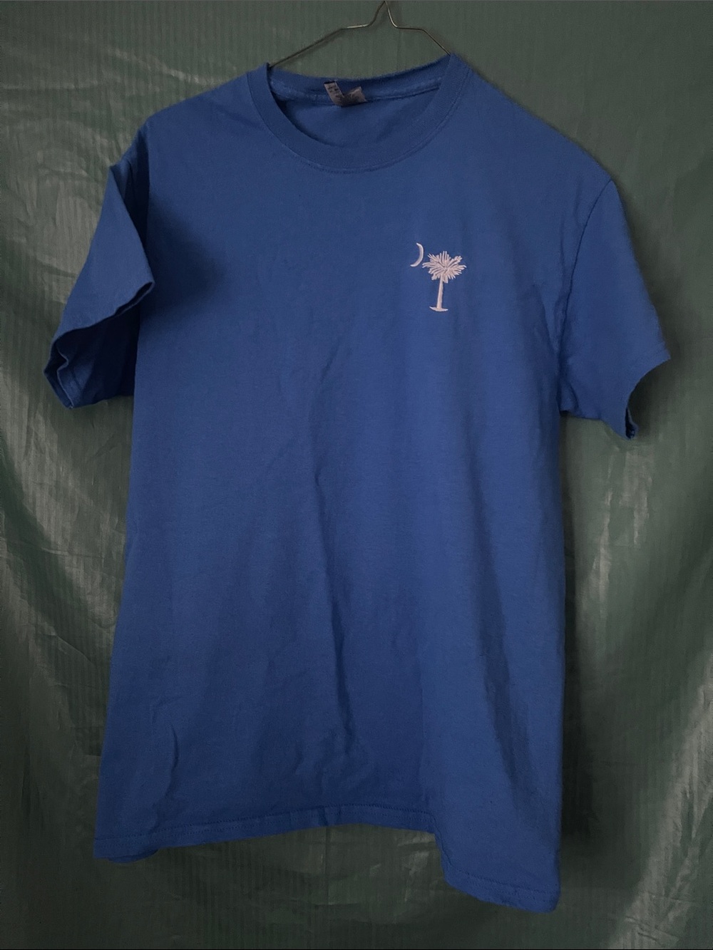Ladies SC logo Blue short sleeved Tee